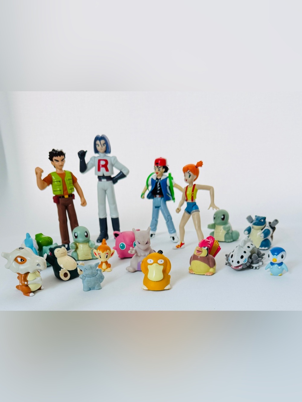 VINTAGE Pokémon Figure Lot 1998/1999 - Ash, Misty, Brock - 20 Pcs